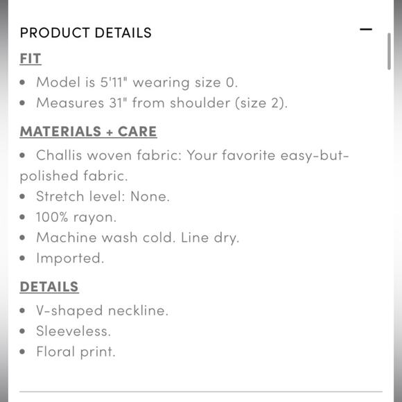 Torrid floral Challis Stitch Detail Tank - Picture 10 of 10